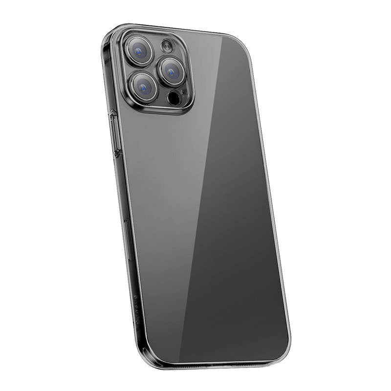 Gennemsigtigt æske og hærdet glas sæt Baseus Corning til iPhone 14 Pro