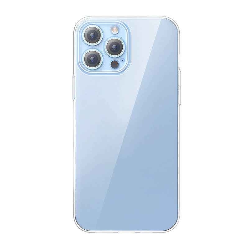 Gennemsigtigt æske og hærdet glas sæt Baseus Corning til iPhone 13 Pro
