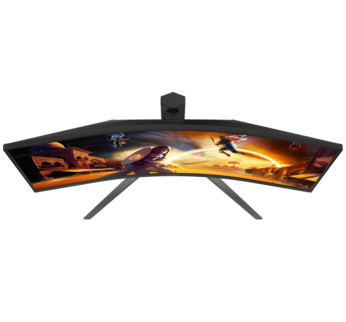 AOC G4 CU34G4 computerskærm 86,4 cm (34") 3440 x 1440 pixel Wide Quad HD LED Sort, Rød