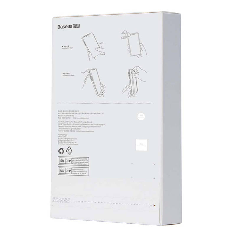 Gennemsigtig Case Baseus Simple til iPhone XS MAX