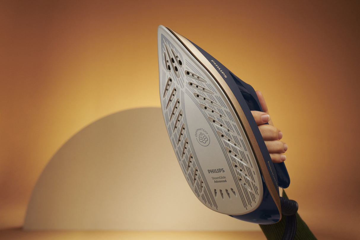 Philips PSG6066/20 Dampstrygning station 2400 W 1,8 L SteamGlide Advanced Blå, Guld
