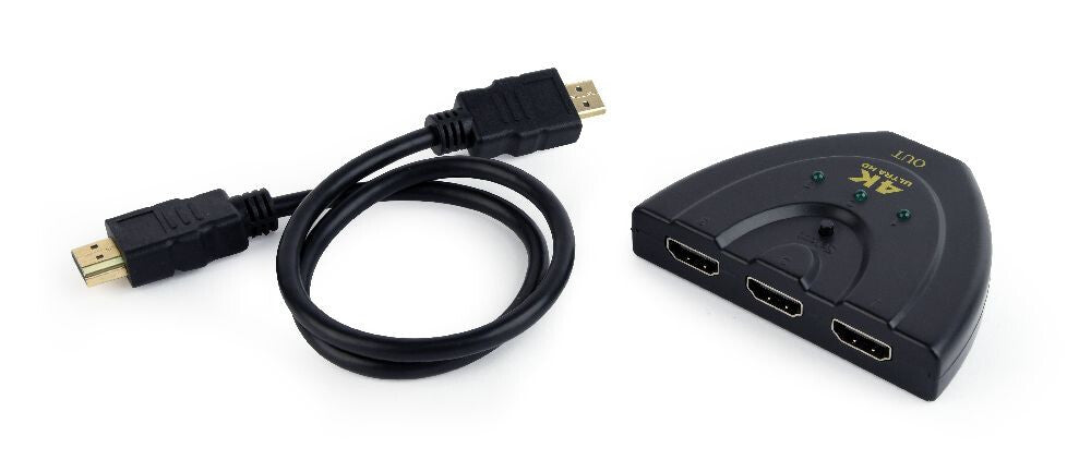 Gembird DSW-HDMI-35 interface hub Sort