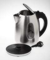 Adler AD1223 elkedel 1,7 L 2000 W Sort, Rustfrit stål