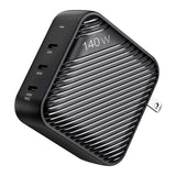 Væglader INVZI GanHub 3x USB-C, 140W, EU/UK/AU/US (sort)