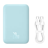 Powerbank Baseus Magnetic Mini 6000mAh, USB-C 20W MagSafe (blå)