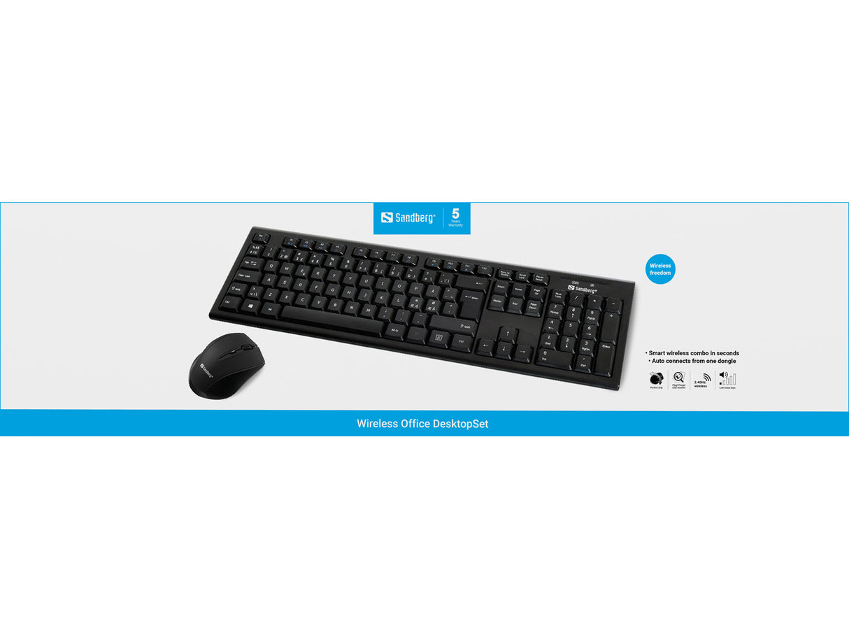 Sandberg Wireless Office DesktopSet Nor