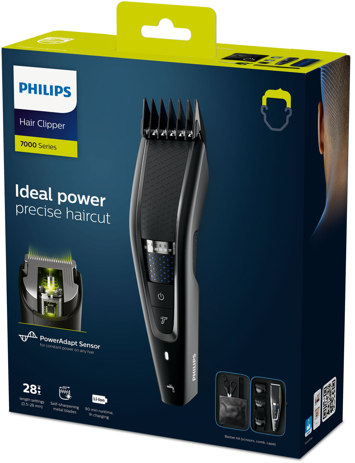 Philips 7000 series Hairclipper series 7000 HC7650/15 Vaskbar hårklipper
