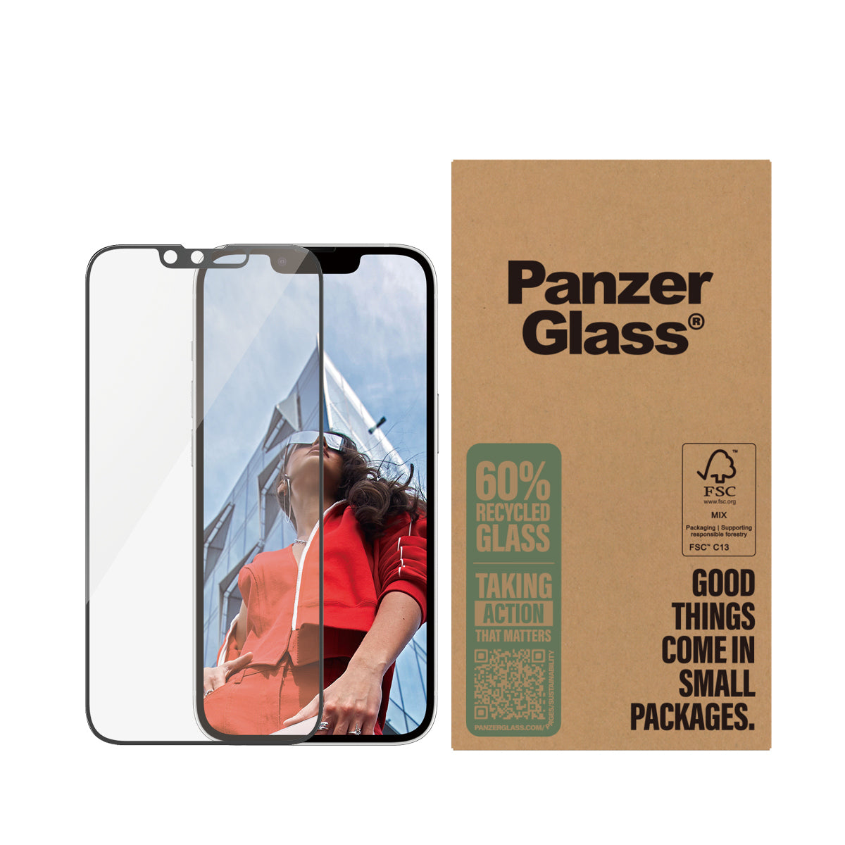 BULK - PanzerGlass iPhone 16e Screen P 14, 13, 13 Pro UWF