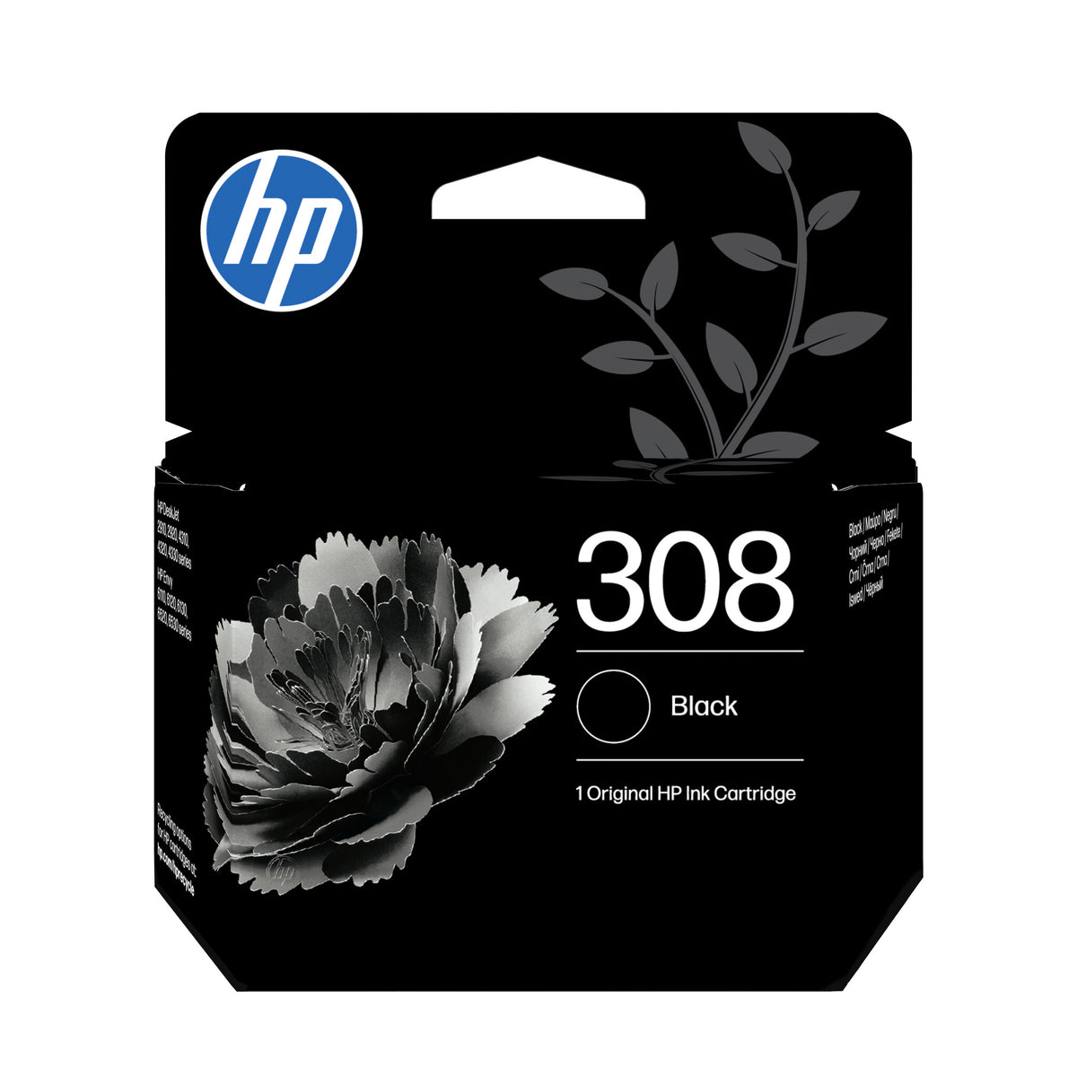 HP 308 Black Original Sort 160 sider Blæk