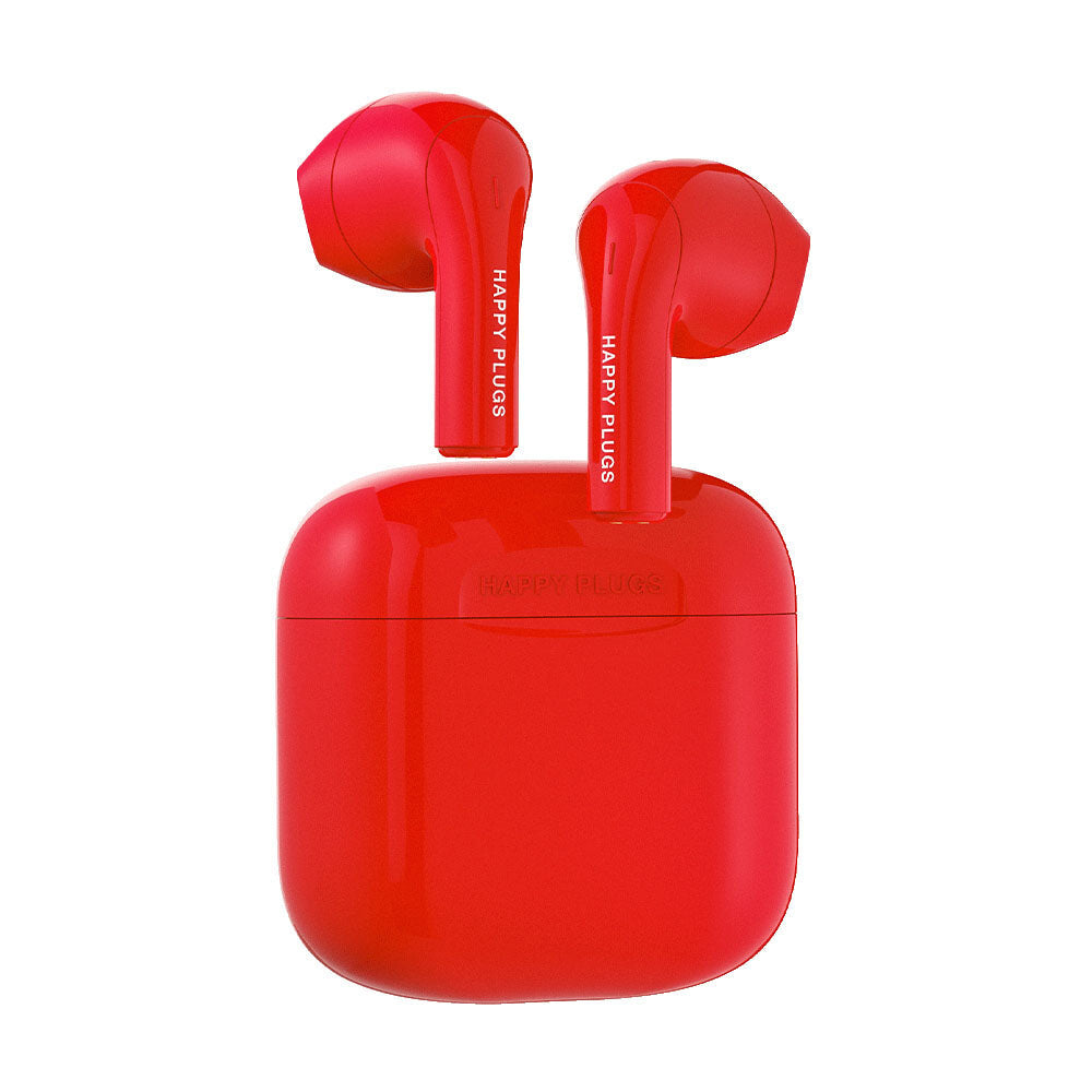 Happy Plugs JOY Hovedtelefoner True Wireless Stereo (TWS) I ørerne Opkald/Musik/Sport/Hverdag Bluetooth Rød