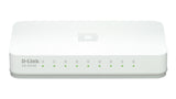 D-Link GO-SW-8E/E netværksswitch Ikke administreret Fast Ethernet (10/100) Hvid