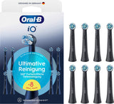 Oral-B iO Ultimate Clean Børstehoveder Sort, 8 stk.