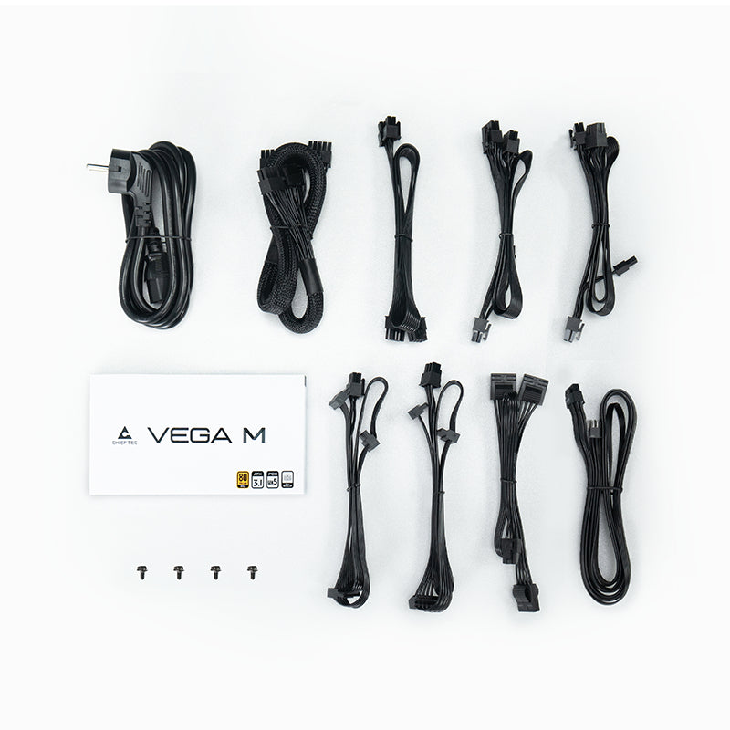Chieftec Vega PPG-750-C enhed til strømforsyning 750 W 20+4 pin ATX ATX Sort