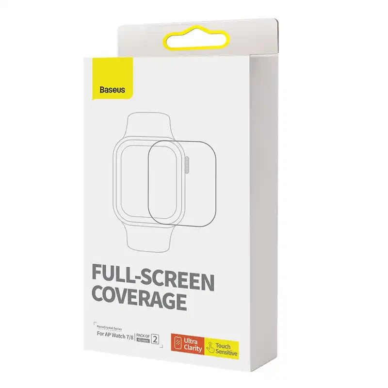 Baseus 41mm beskyttende film til AP Watch 7/8, klar