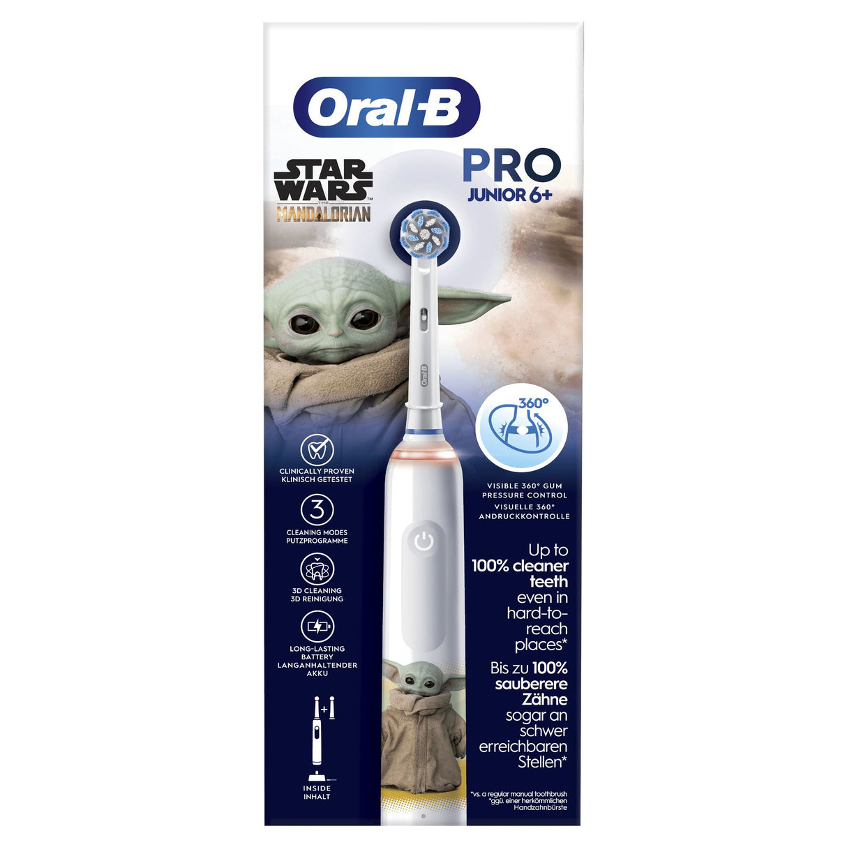 Oral-B PRO 14876674 Elektrisk tandbørste Hvid