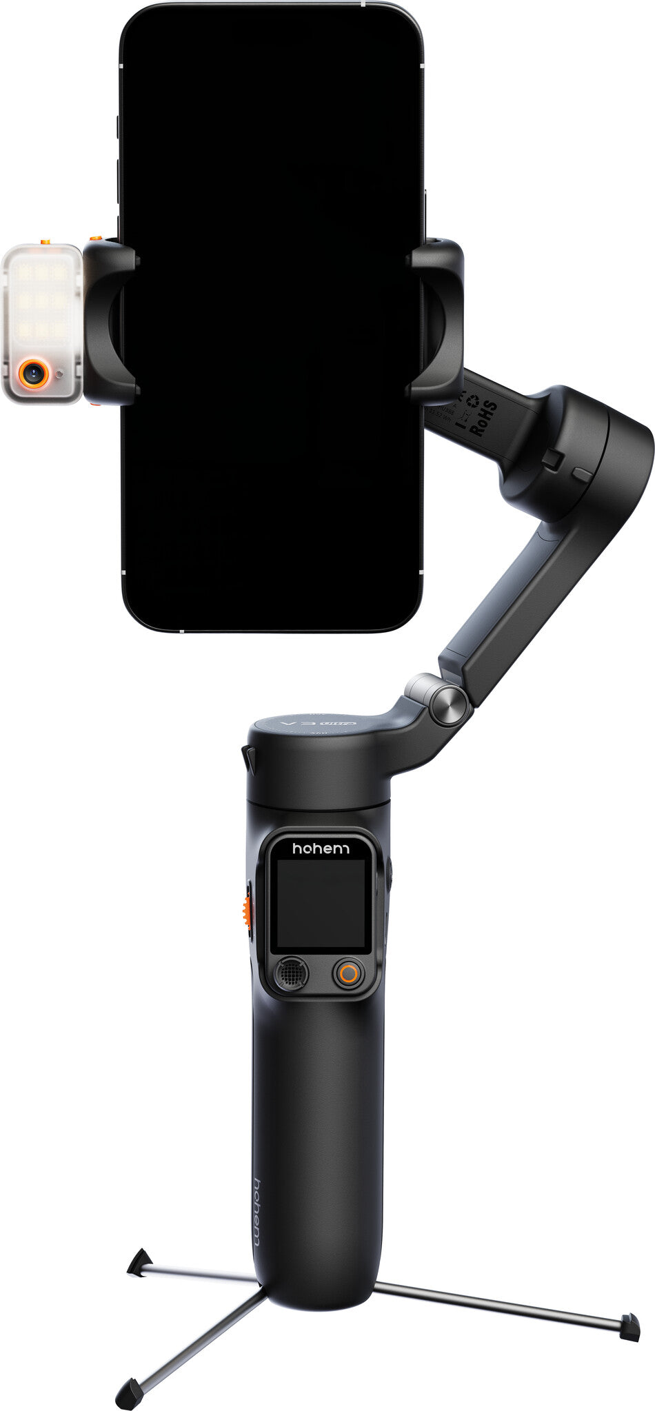 Hohem HPG-V3U stabilisator til kamera Smartphone kamera stabilisator Sort