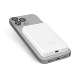 SBS TEBB5000MAG1CW powerbank 5000 mAh Trådløs opladning Hvid