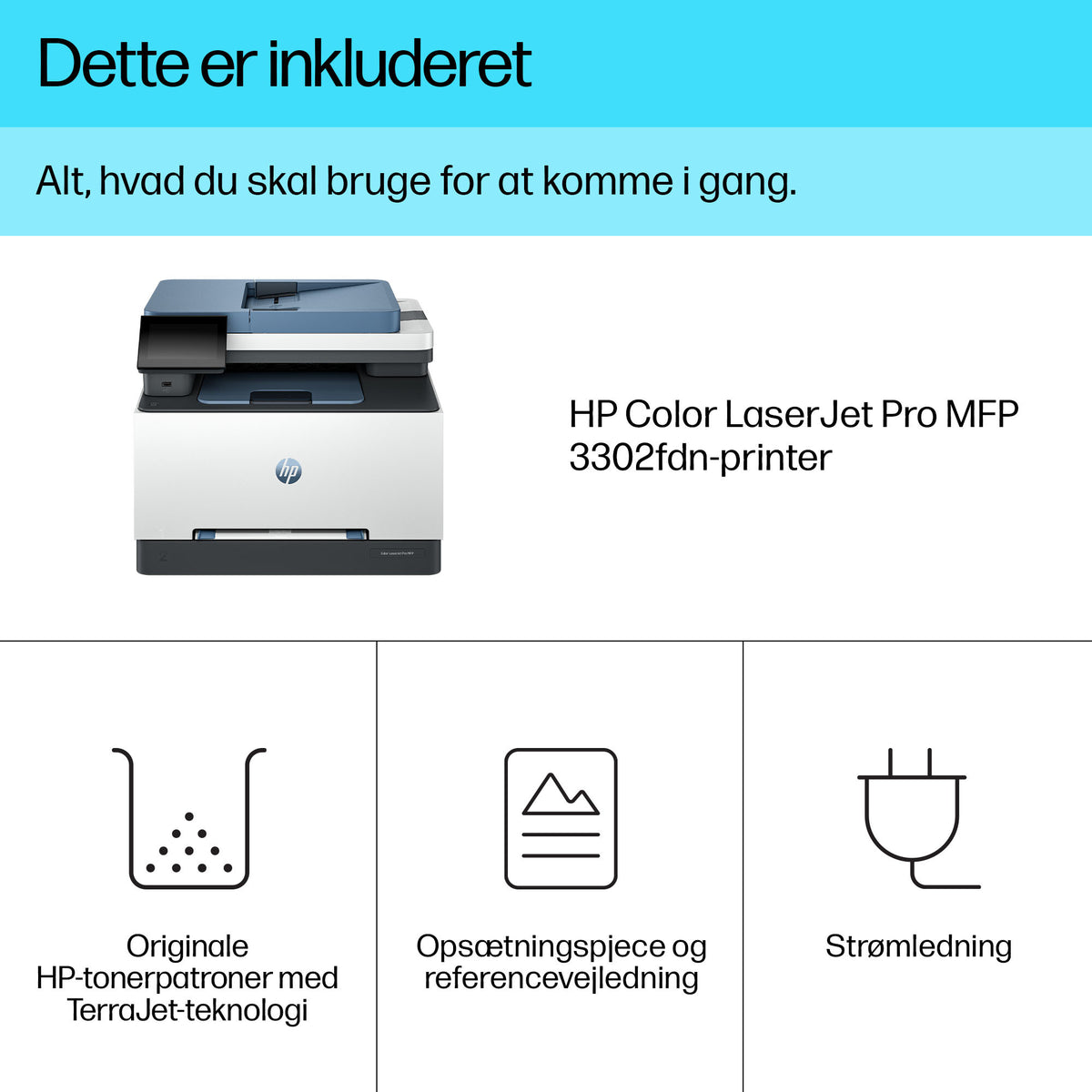 HP Color LaserJet Pro MFP 3302fdn Laser
