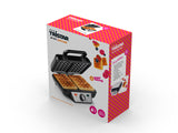Tristar WF-2195 vaffeljern 2 vaffel/vafler 1000 W Sort, Rustfrit stål