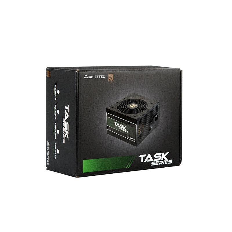 Chieftec Task TPS-700S enhed til strømforsyning 700 W 20+4 pin ATX ATX Sort