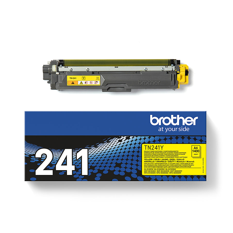 Brother TN-241Y tonerpatron 1 stk Original Gul