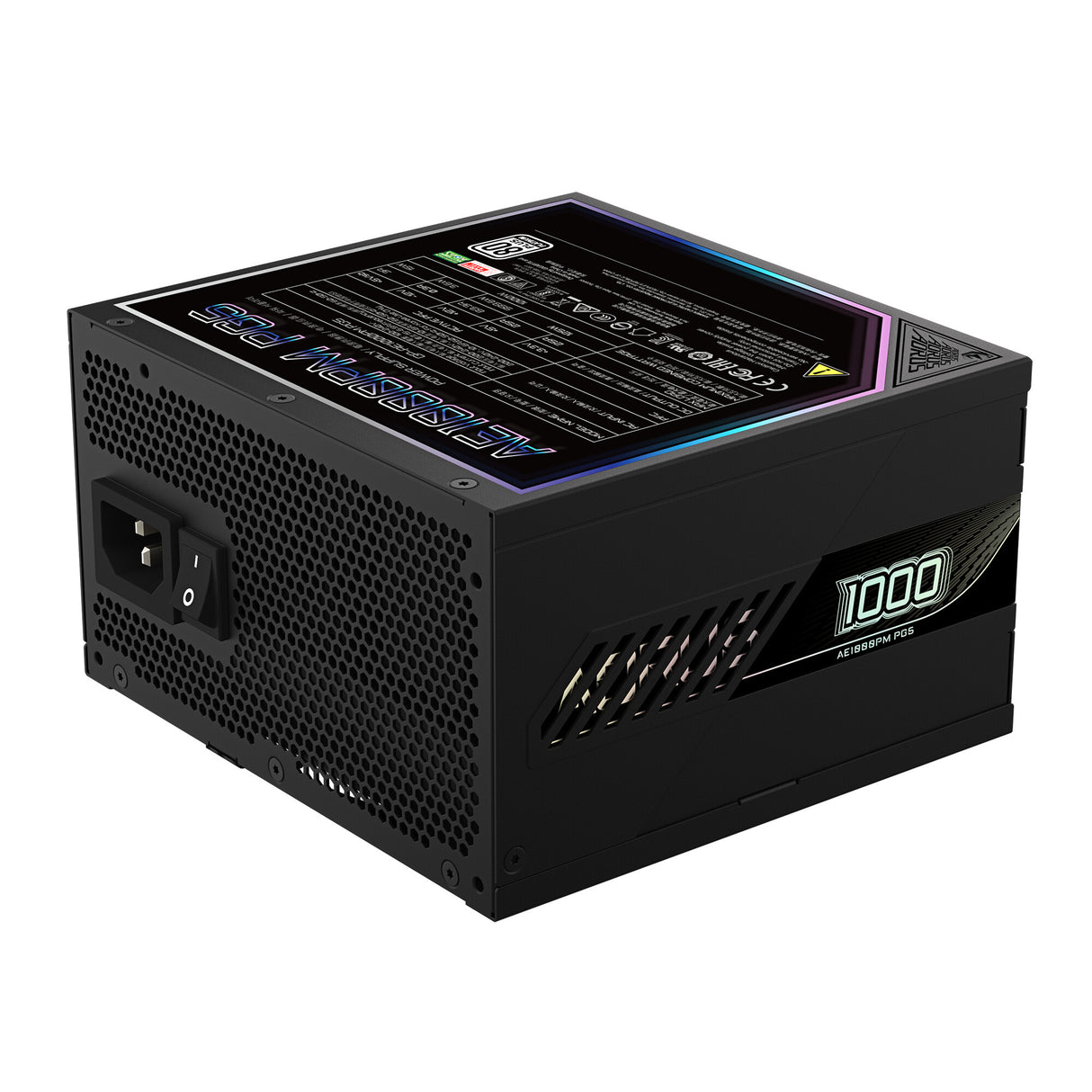 GIGABYTE AORUS ELITE P1000W enhed til strømforsyning 1000 W 20+4 pin ATX ATX Sort