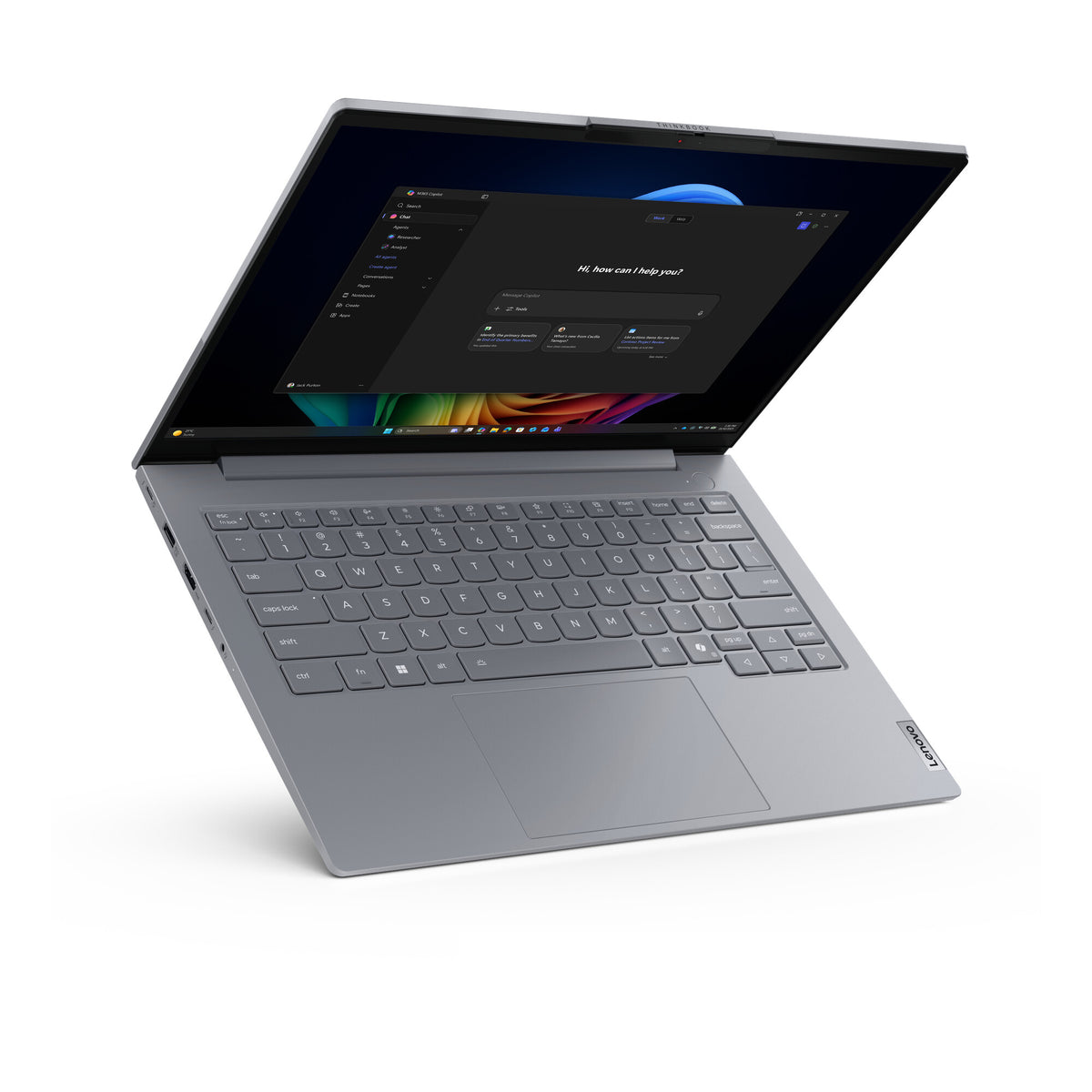 Lenovo ThinkBook 14 G9 IPL Copilot+ PC Intel Core Ultra 5 325 Laptop 35,6 cm (14") WUXGA 16 GB DDR5-SDRAM 512 GB SSD Wi-Fi 7 (802.11be) Windows 11 Pro Grå Engelsk