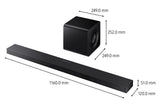 Samsung Q-series HW-QS710F Sort 3.1.2 kanaler 38 W