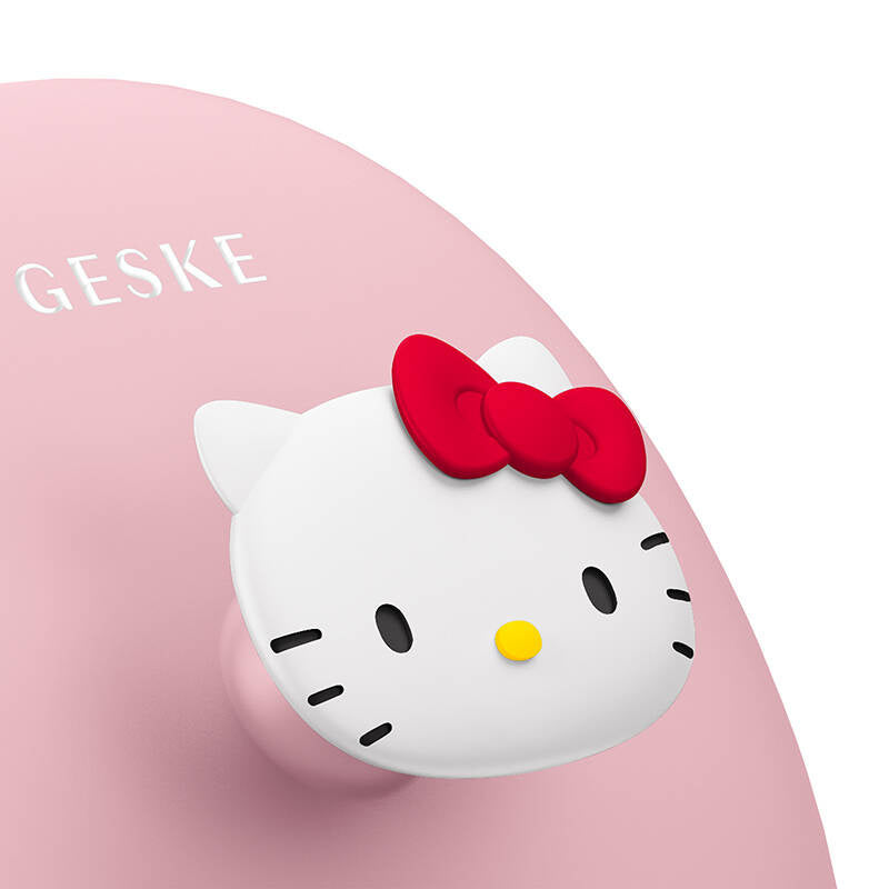 Ansigtsrens 3in1 med håndtag Geske med APP (Hello Kitty pink)