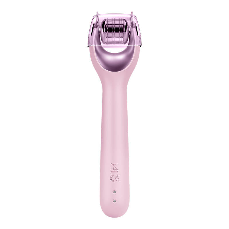 Micro Needle Face Roller 9in1 Geske med APP (rosa)