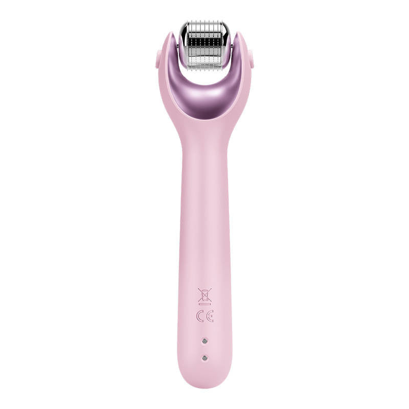 Micro Needle Face Roller 9in1 Geske med APP (rosa)