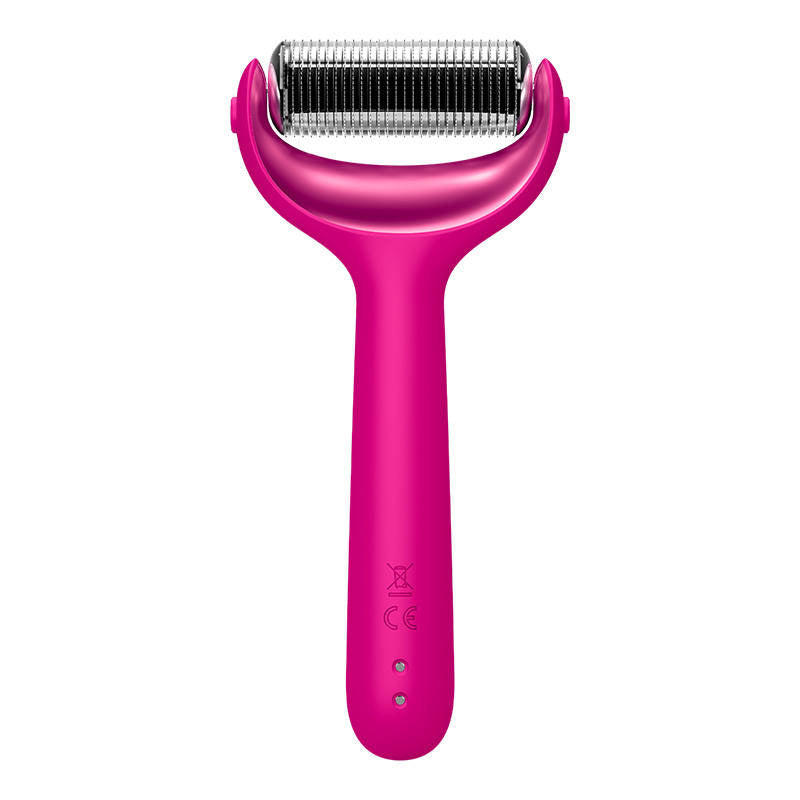 MicroNeedle Face&Body Roller 9in1 Geske med APP (magenta)