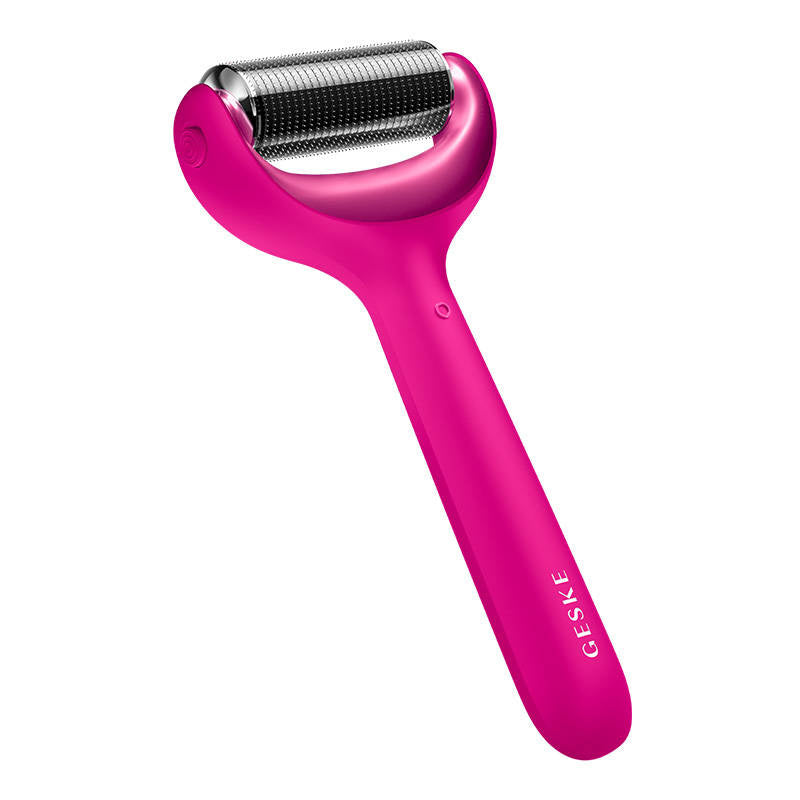 MicroNeedle Face&Body Roller 9in1 Geske med APP (magenta)