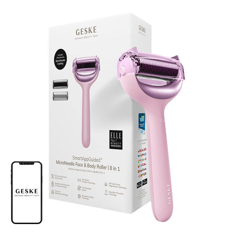 Micro Needle Face&Body Roller 8in1 Geske med APP (starlight)