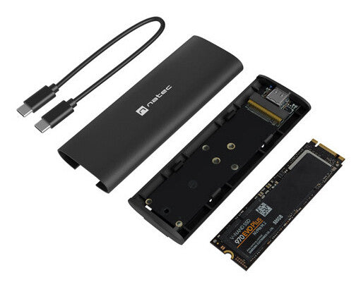 NATEC NKZ-2286 drevkabinet SSD kabinet Sort M.2