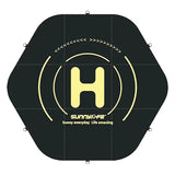 Landingsplads til droner Sunnylife 110cm heksagon - dobbeltsidet (TJP10)