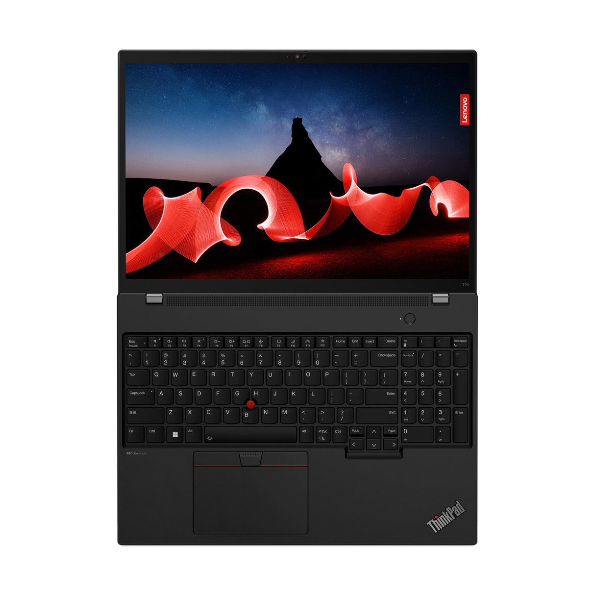 Lenovo ThinkPad T16 Gen 2 (Intel) Intel® Core™ i5 i5-1335U Laptop 40,6 cm (16") WUXGA 16 GB DDR4-SDRAM 256 GB SSD Wi-Fi 6E (802.11ax) Windows 11 Pro Nordisk Sort