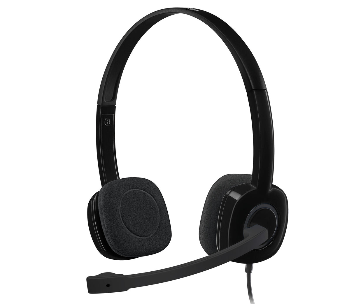 Logitech H150 Headset Ledningsført Kontor/Callcenter Sort