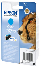 Epson T0712 blækpatron 1 stk Original Standard udbytte Blå