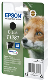Epson Fox T1281 blækpatron 1 stk Original Sort