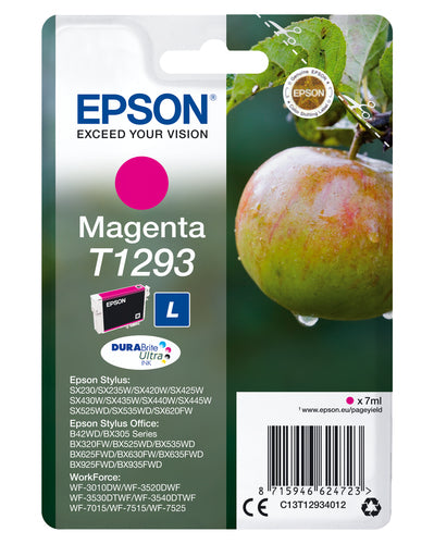 Epson Apple T1293 æble DURABrite Ultra enkeltpakke magenta blæk