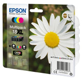 Epson Daisy C13T18164012 blækpatron 1 stk Original Højt (XL) udbytte Sort, Blå, Magenta, Gul