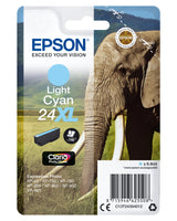 Epson Elephant C13T24354012 blækpatron 1 stk Original Højt (XL) udbytte Lys cyan