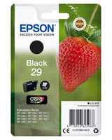 Epson Strawberry C13T29814012 blækpatron 1 stk Original Standard udbytte Sort