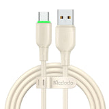 USB til USB-C Kabel Mcdodo CA-4750 med LED-lys 1,2 m (beige)