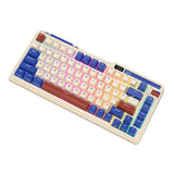 Trådløst mekanisk tastatur Royal Kludge KZZI K75 pro RGB, Moment Switch (retro blå)