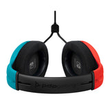 PDP LVL40 Headset Ledningsført Spil Sort, Blå, Rød