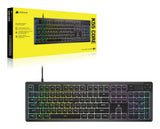 Corsair K55 CORE RGB tastatur Spil USB QWERTY US engelsk Sort