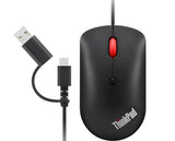 Lenovo 4Y51D20850 mus Kontor Ambidextrous USB Type-C Optisk 2400 dpi