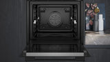Siemens iQ700 HR776GMB1 ovn 71 L Sort, Rustfrit stål